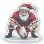 Weihnachtsspielerin Aufkleber (Vorderseite)
