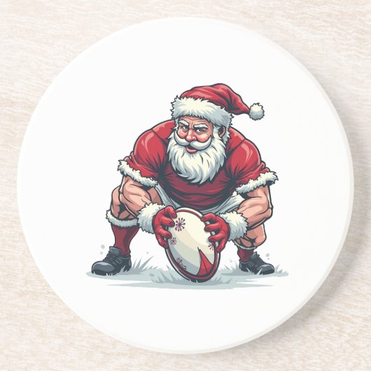 Weihnachtsspielerin Getränkeuntersetzer (Vorne)