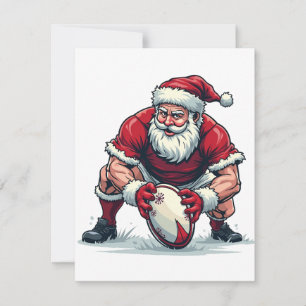 Weihnachtsspielerin Mitteilungskarte