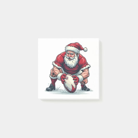 Weihnachtsspielerin Post-it Klebezettel (Vorderseite)