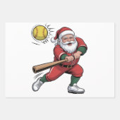 Weihnachtsspielerin - Weihnachtsspielerin Sport Geschenkpapier Set (Vorderseite 3)