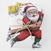 Weihnachtsspielerin - Weihnachtsspielerin Sport Geschenkpapier Set (Beispiel)