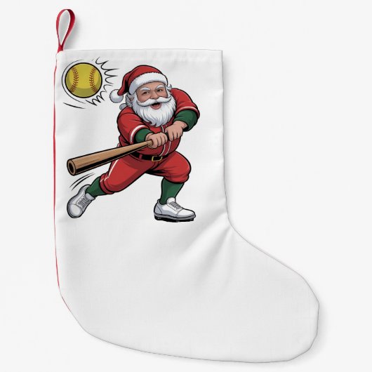 Weihnachtsspielerin - Weihnachtsspielerin Sport Kleiner Weihnachtsstrumpf (Vorderseite)