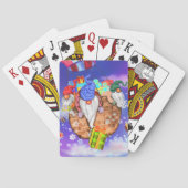 Weihnachtsspielkarten Spielkarten (Rückseite)