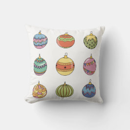 Weihnachtsspielkugeln Kissen