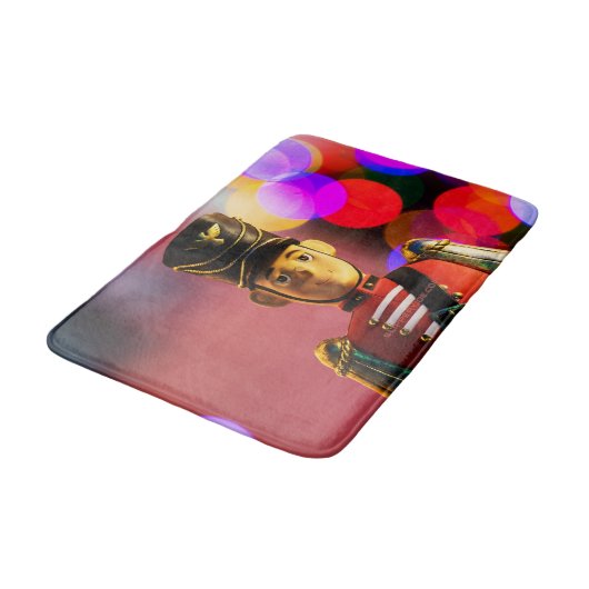 Weihnachtsspielsoldat Figur SlipperyJoe Gay pri Badematte (Schrägansicht)