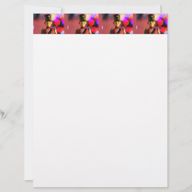 Weihnachtsspielsoldat Figur SlipperyJoe Gay pri Briefbogen (Vorderseite)