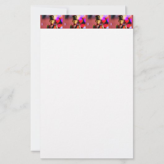 Weihnachtsspielsoldat Figur SlipperyJoe Gay pri Briefpapier (Vorderseite)