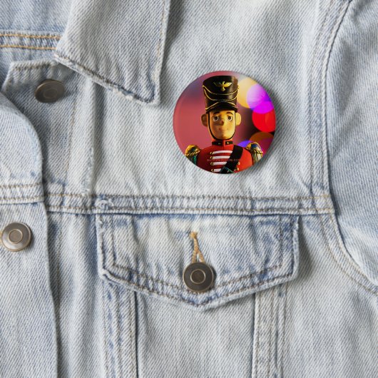 Weihnachtsspielsoldat Figur SlipperyJoe Gay pri Button (Beispiel)