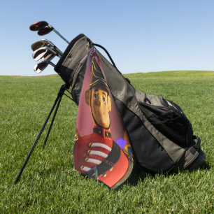 Weihnachtsspielsoldat Figur SlipperyJoe Gay pri Golfhandtuch