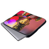 Weihnachtsspielsoldat Figur SlipperyJoe Gay pri Laptopschutzhülle (Vorne Knopf)