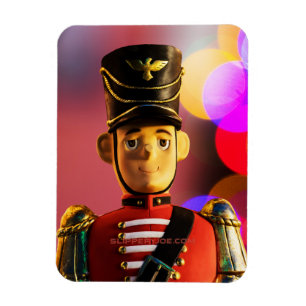 Weihnachtsspielsoldat Figur SlipperyJoe Gay pri Magnet