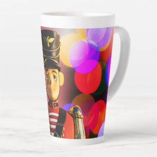 Weihnachtsspielsoldat Figur SlipperyJoe Gay pri Milchtasse