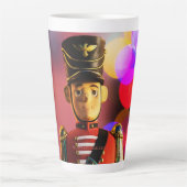 Weihnachtsspielsoldat Figur SlipperyJoe Gay pri Milchtasse (Vorderseite)