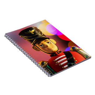 Weihnachtsspielsoldat Figur SlipperyJoe Gay pri Notizblock