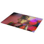 Weihnachtsspielsoldat Figur SlipperyJoe Gay pri Schneidebrett (Ecke)