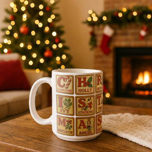 Weihnachtsspielzeug aus Holz Kaffeetasse