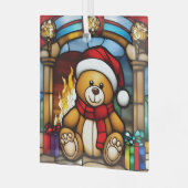 Weihnachtsspielzeug Bärengebäck Imitate gestanzt G Ornament Aus Glas (Vorderseite links)