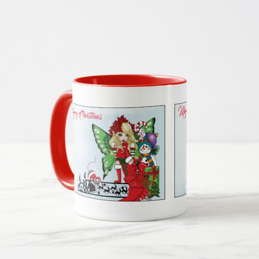 Weihnachtsspielzeug Fairy Tasse (Vorderseite Links)