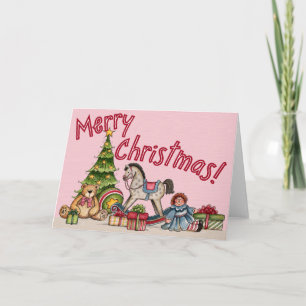 Weihnachtsspielzeug Feiertagskarte