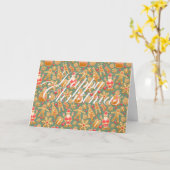 Weihnachtsspielzeug Karte (Gelbe Blume)