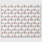 Weihnachtsspielzeug-Parade-Packpapier Geschenkpapier (Flach)