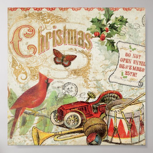 Weihnachtsspielzeug Poster (Vorne)