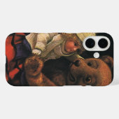 Weihnachtsspielzeug, Puppe und ein Teddybär Case-Mate iPhone Hülle (Rückseite (Horizontal))