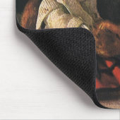 Weihnachtsspielzeug, Puppe und ein Teddybär Mousepad (Ecke)