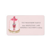 Weihnachtsspielzeug Soldier-Rücksendeadresse Adressaufkleber (Vorne)