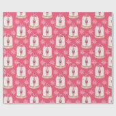 Weihnachtsspielzeug Soldier Wasserfarbe Schneefloc Geschenkpapier (Flach)