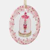 Weihnachtsspielzeug Soldier Watercolor Keramik Ornament (Rechts)