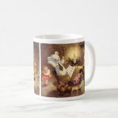 Weihnachtsspielzeug, Tanzpuppen, Teddybären Kaffeetasse (VorderseiteRechts)