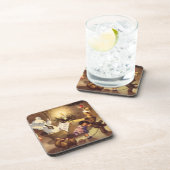 Weihnachtsspielzeug, Tanzpuppen, Teddybären Untersetzer (Rechte Seite)