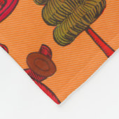 Weihnachtsspielzeug-Vintage Kinder spielen Fleecedecke (Ecke)