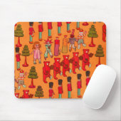 Weihnachtsspielzeug-Vintage Kinder spielen Mousepad (Mit Mouse)