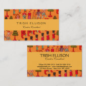 Weihnachtsspielzeug-Vintage Kinder spielen Visitenkarte (Vorne/Hinten)