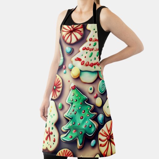 Weihnachtsspielzeug, Weihnachtsdekoration Aquarell Schürze (InSitu)