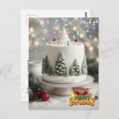 Weihnachtsspielzeug. Weihnachtspostkarte Postkarte (Vorne/Hinten)