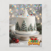 Weihnachtsspielzeug. Weihnachtspostkarte Postkarte (Vorderseite)