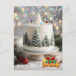 Weihnachtsspielzeug. Weihnachtspostkarte Postkarte