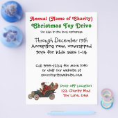 Weihnachtsspielzeug-Wohltätigkeit Weihnachtsmann Flyer (Einzeln)