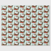 Weihnachtsspielzeugschachtel Geschenkpapier (Flach)