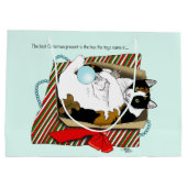 Weihnachtsspielzeugschachtel Große Geschenktüte (Rückseite)