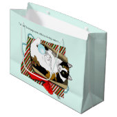 Weihnachtsspielzeugschachtel Große Geschenktüte (Vorderseite Schrägansicht)