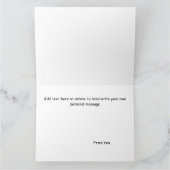 Weihnachtsspielzeugschachtel Karte (Innenseite)