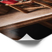 Weihnachtsspielzeugwerkstatt Poster (Ecke)