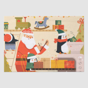 Weihnachtsspielzeugwerkstatt Weihnachten Seidenpapier