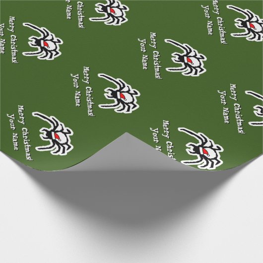Weihnachtsspinne Geschenkpapier (Ecke)