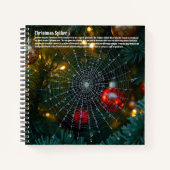 Weihnachtsspinne Notizblock (Vorderseite)